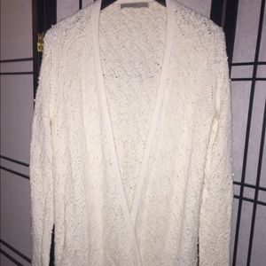 Knit cardigan sweater